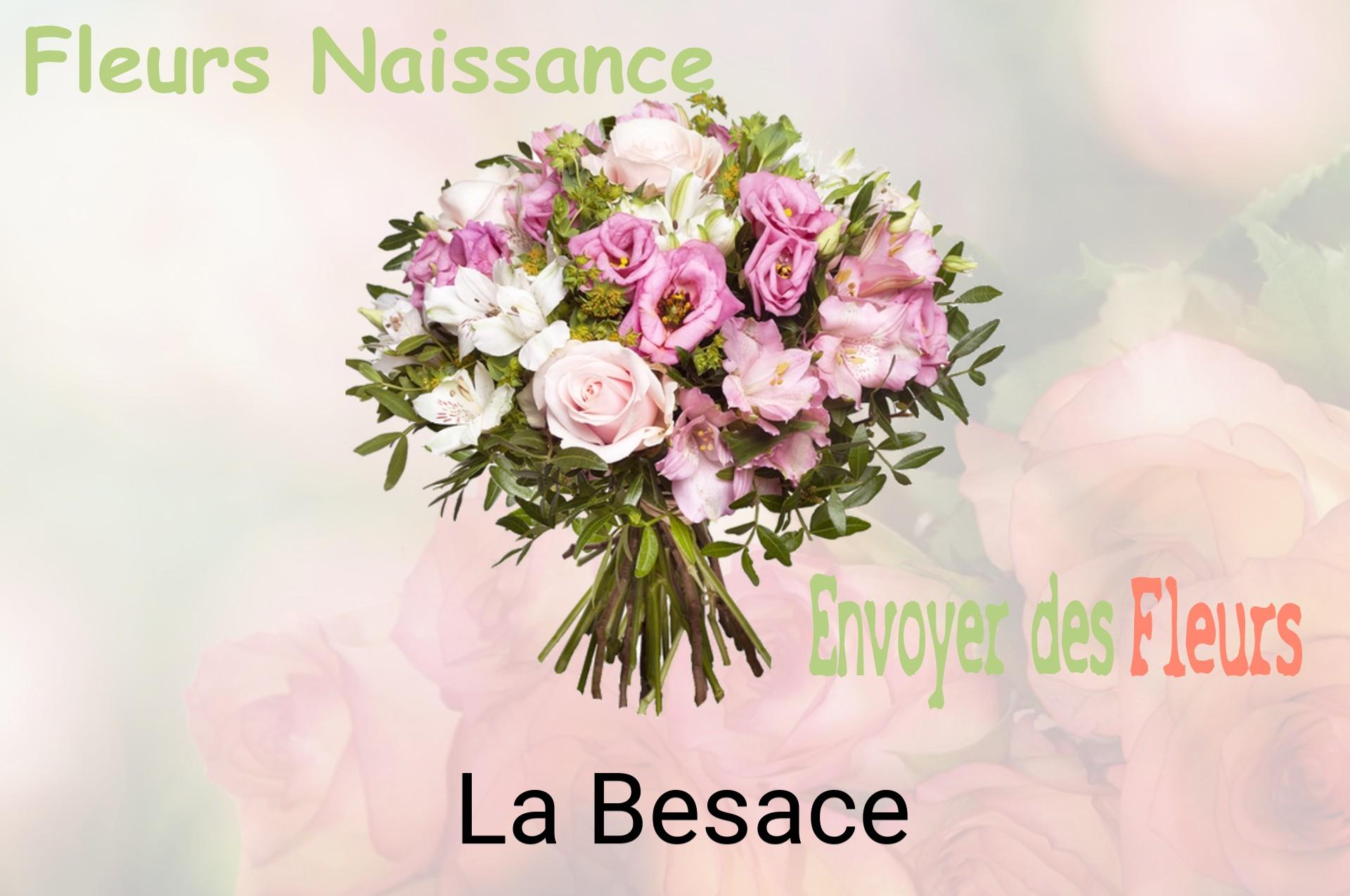 Bouquet de fleurs de naissance livré à La Besace