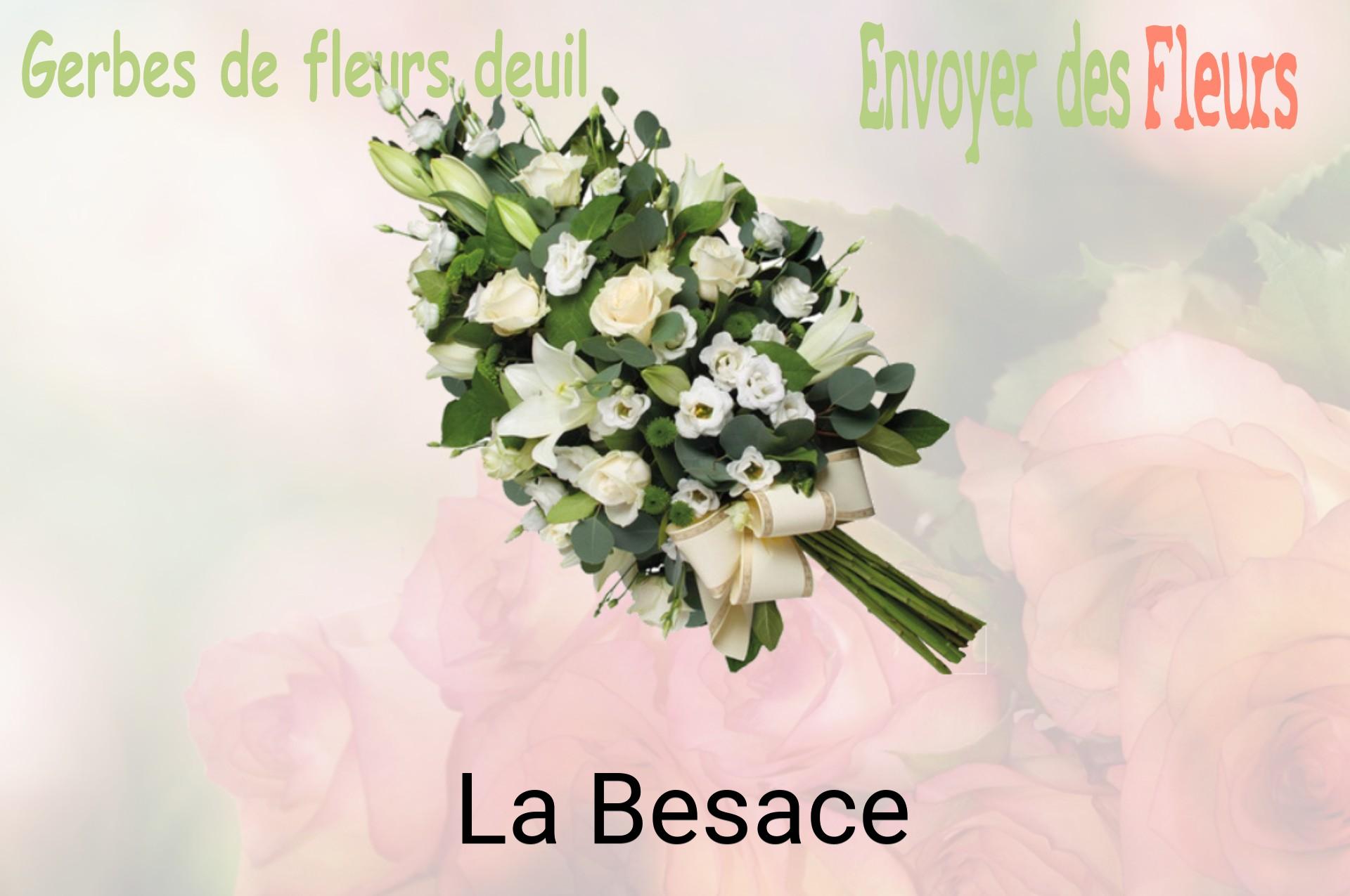Gerbe de fleurs de deuil livrée à La Besace